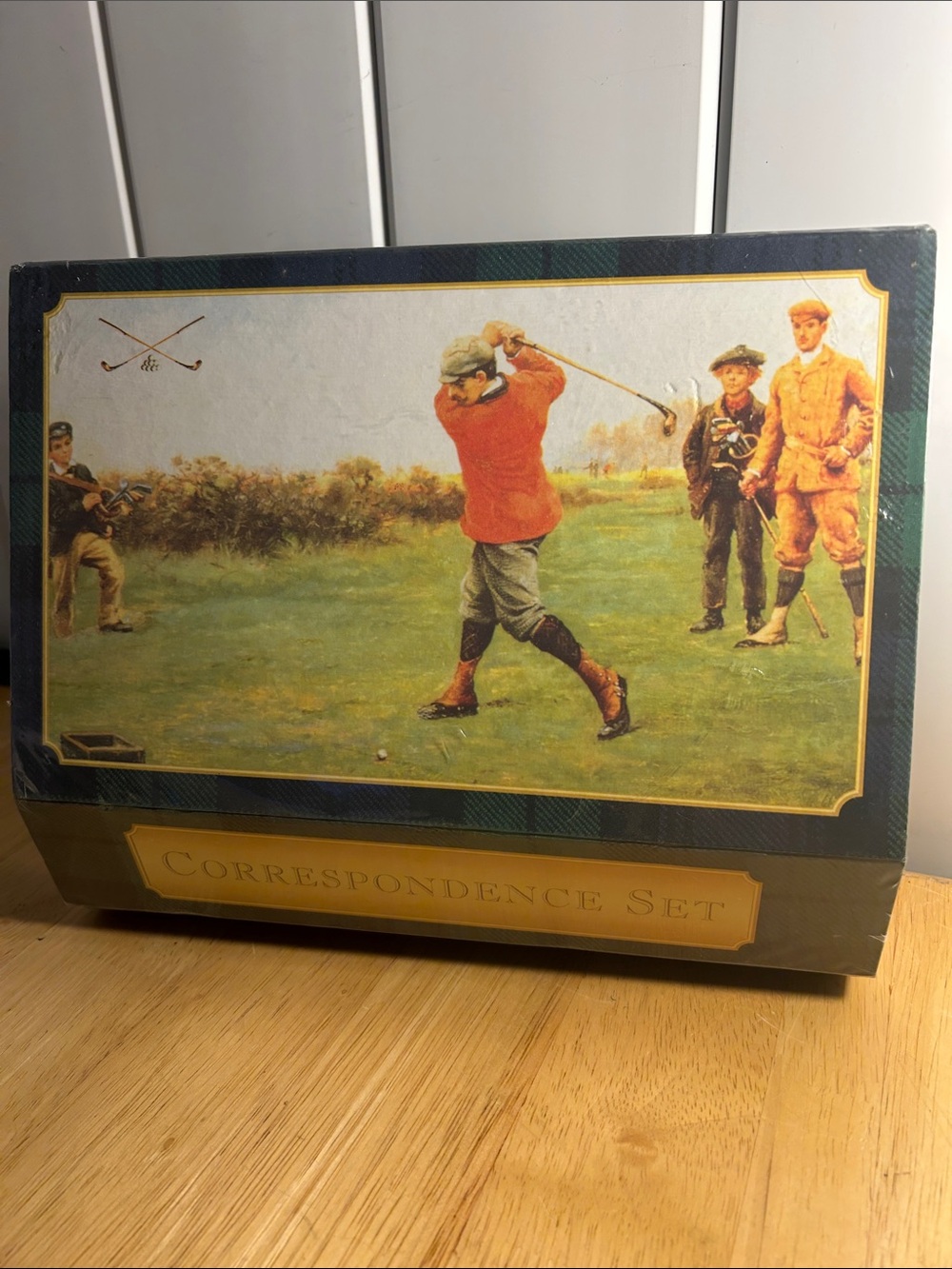90s golf Stationery Kit Robert Frederick Vintage old style Correspondence Set